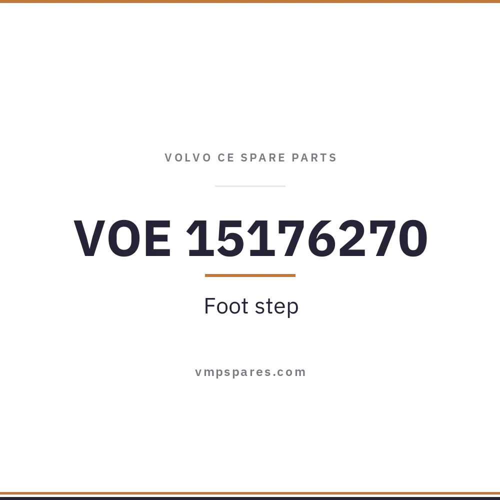 VOE 15176270 – Foot step