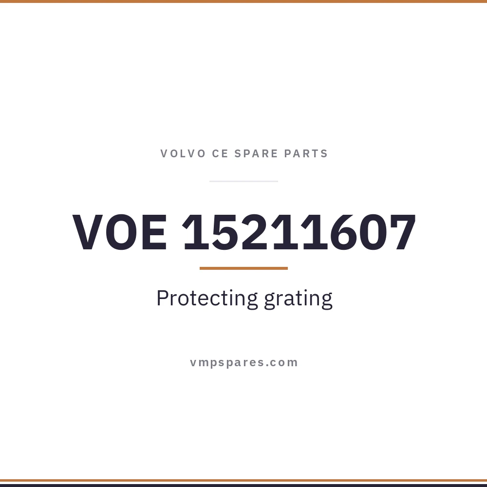 VOE 15211607 – Protecting grating