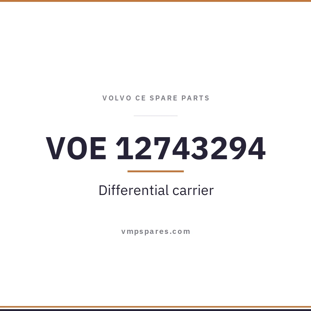 VOE 12743294 – Differential carrier