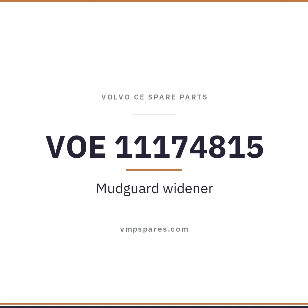 VOE 11174815 – Mudguard widener