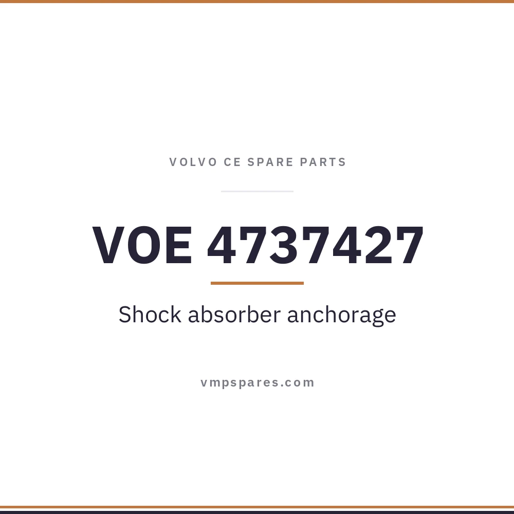 VOE 4737427 – Shock absorber anchorage