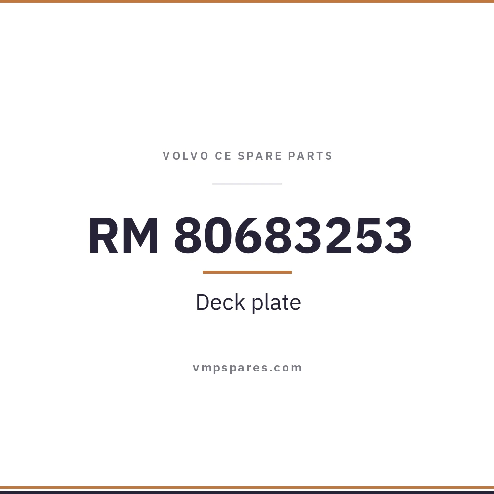 RM 80683253 – Deck plate