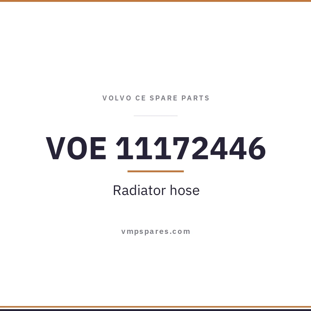 VOE 11172446 – Radiator hose
