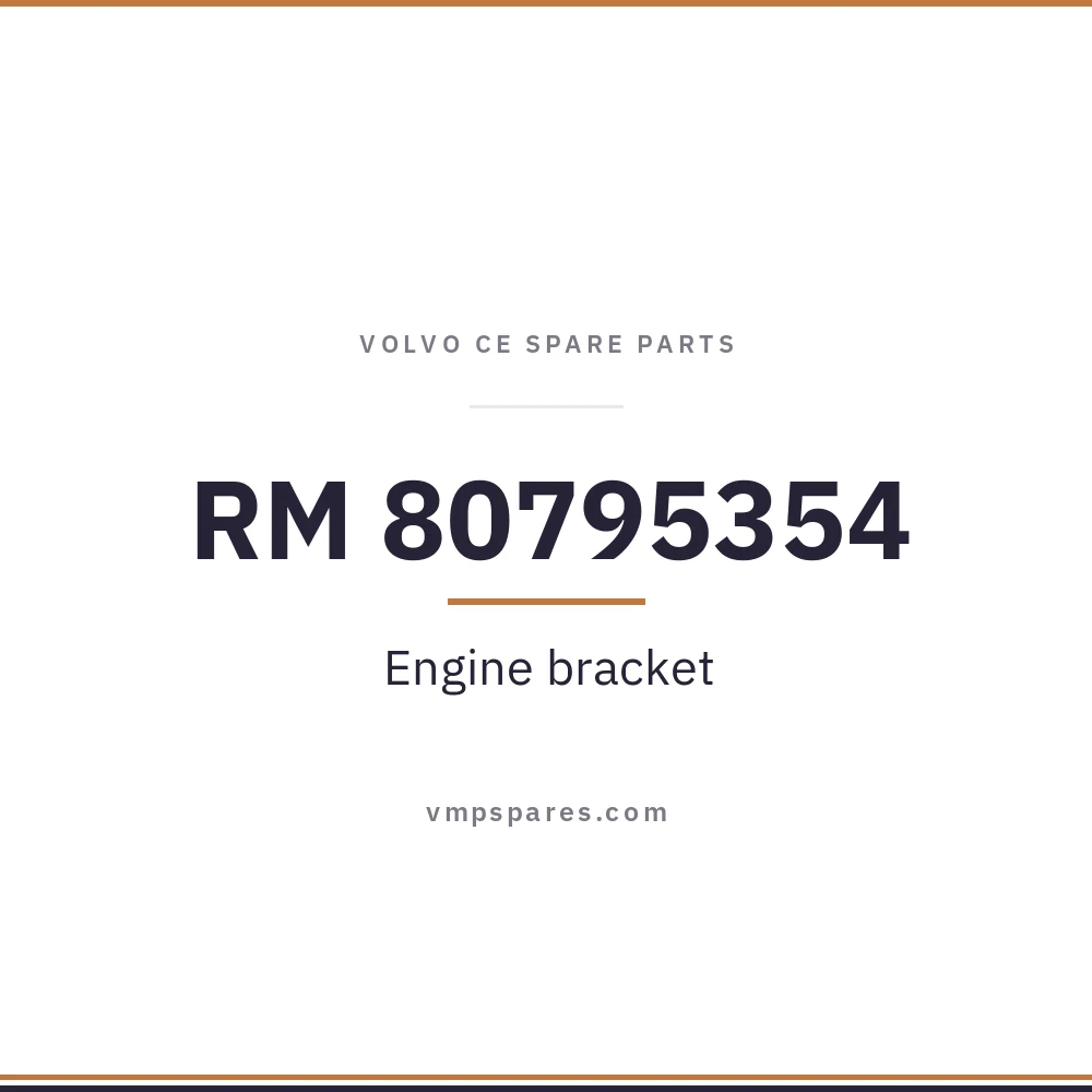 RM 80795354 – Engine bracket