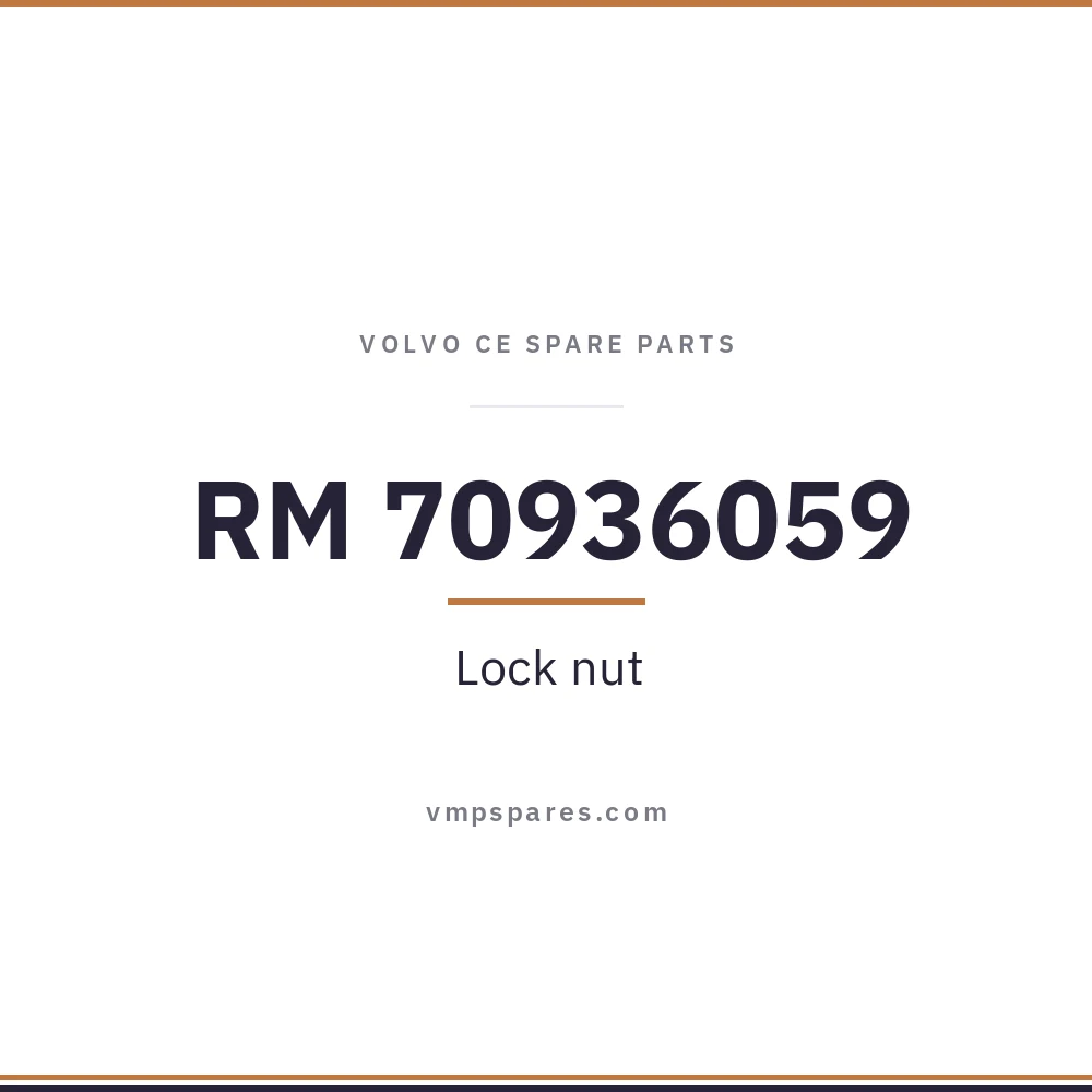 RM 70936059 – Lock nut