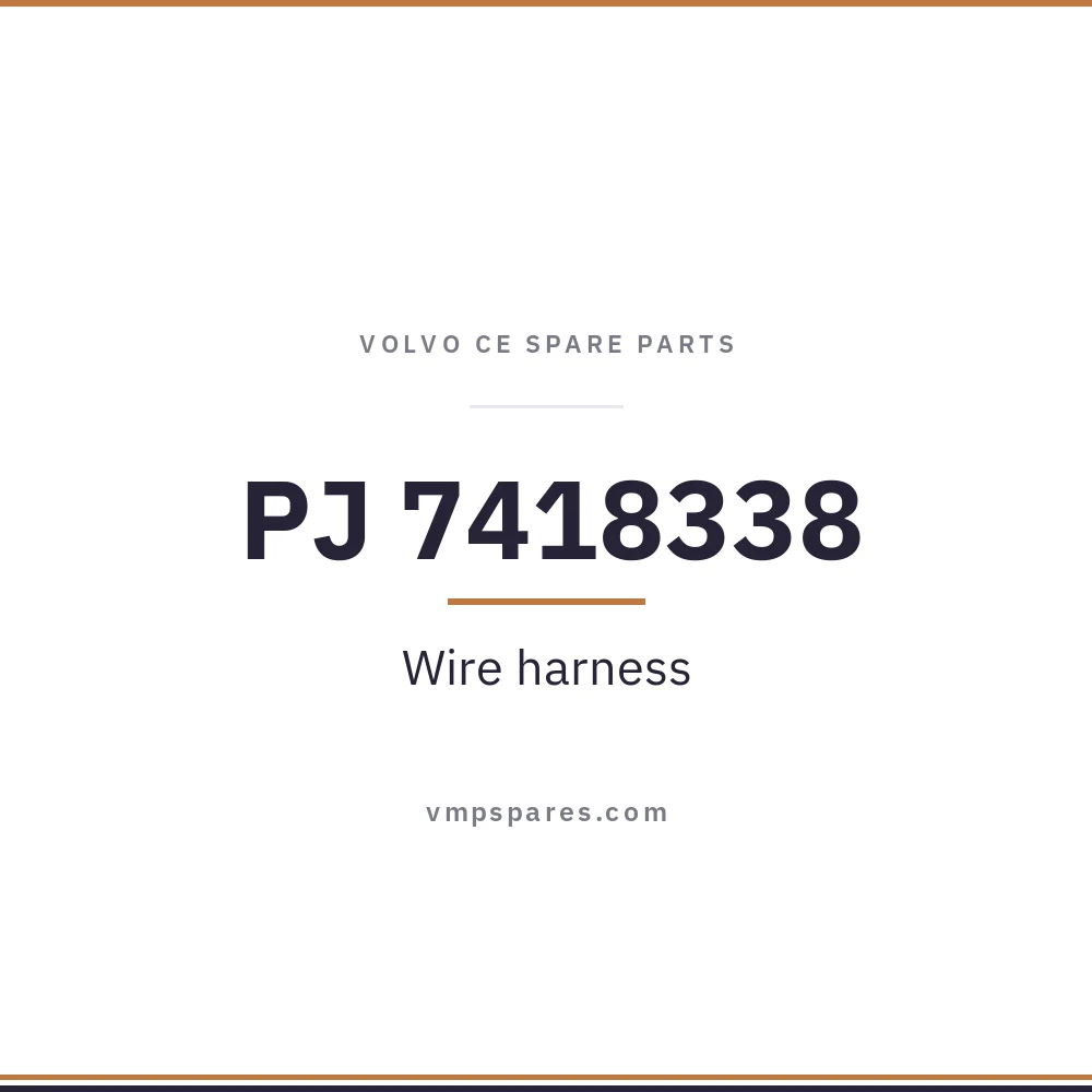 PJ 7418338 – Wire harness