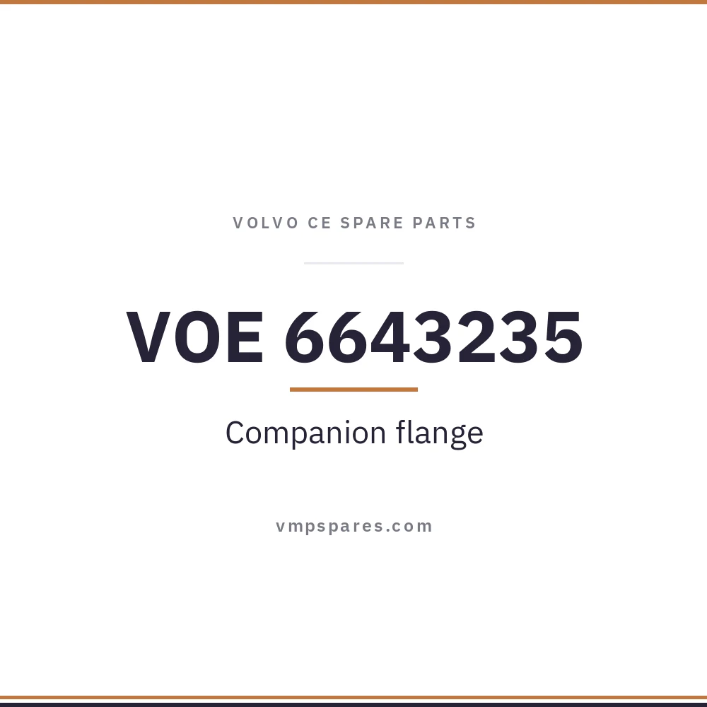 VOE 6643235 – Companion flange