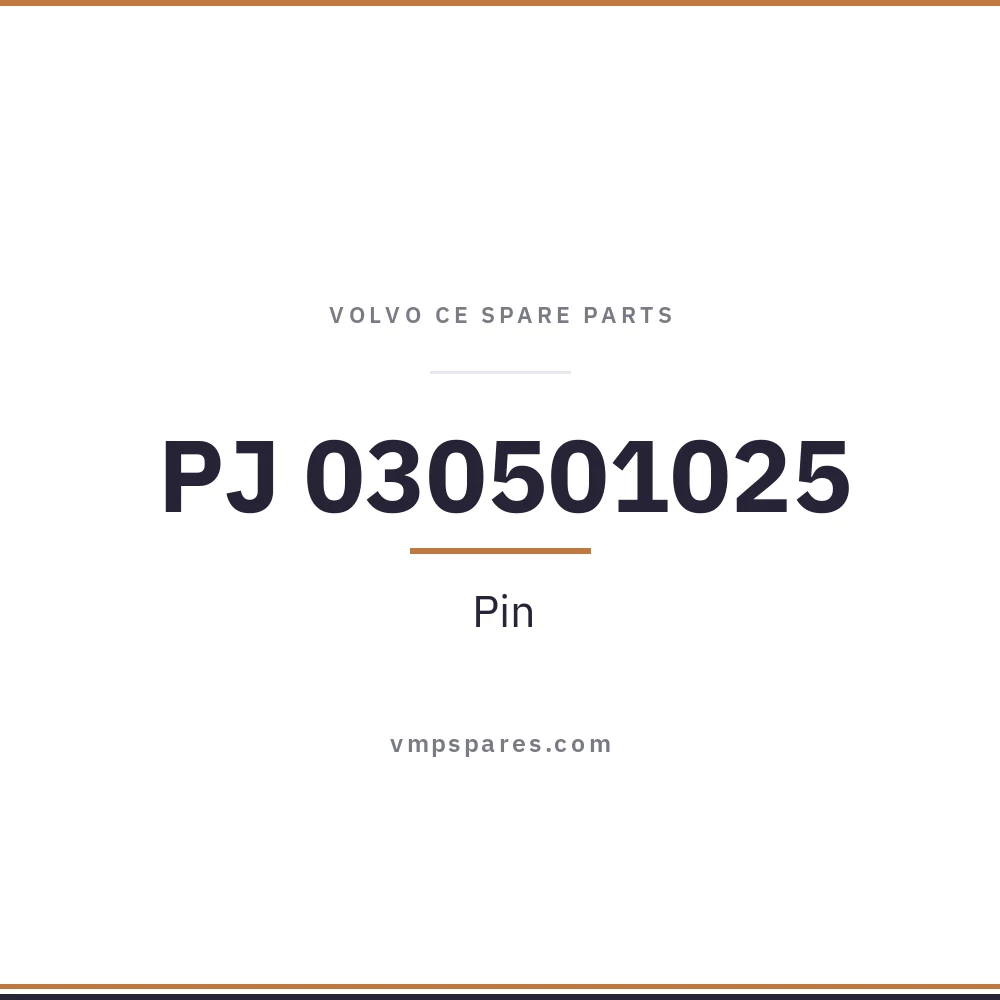 PJ 030501025 – Pin