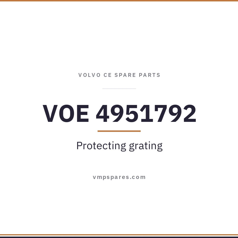 VOE 4951792 – Protecting grating