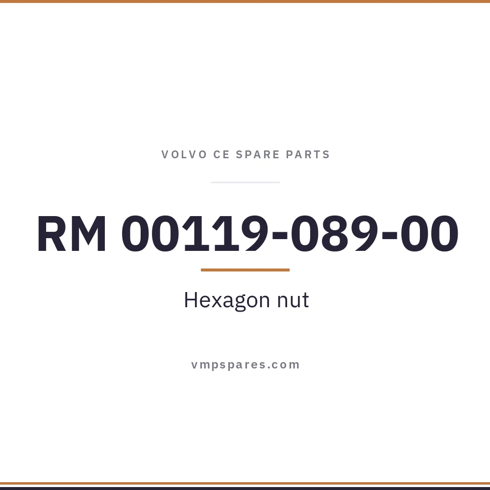 RM 00119-089-00 – Hexagon nut