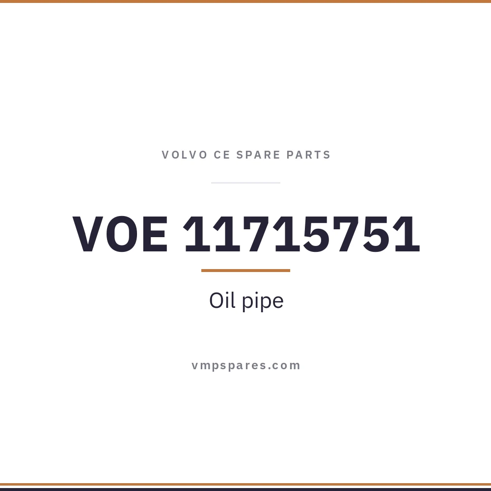 VOE 11715751 – Oil pipe