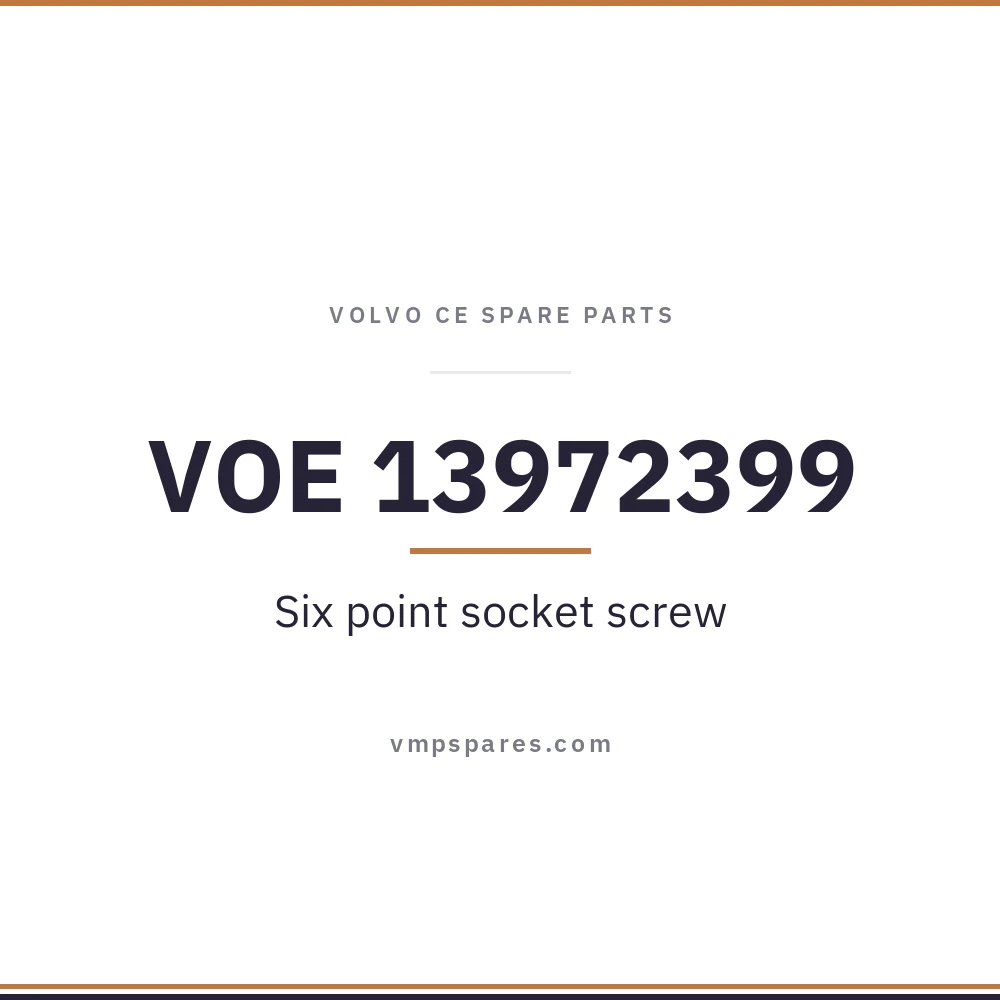 VOE 13972399 – Six point socket screw