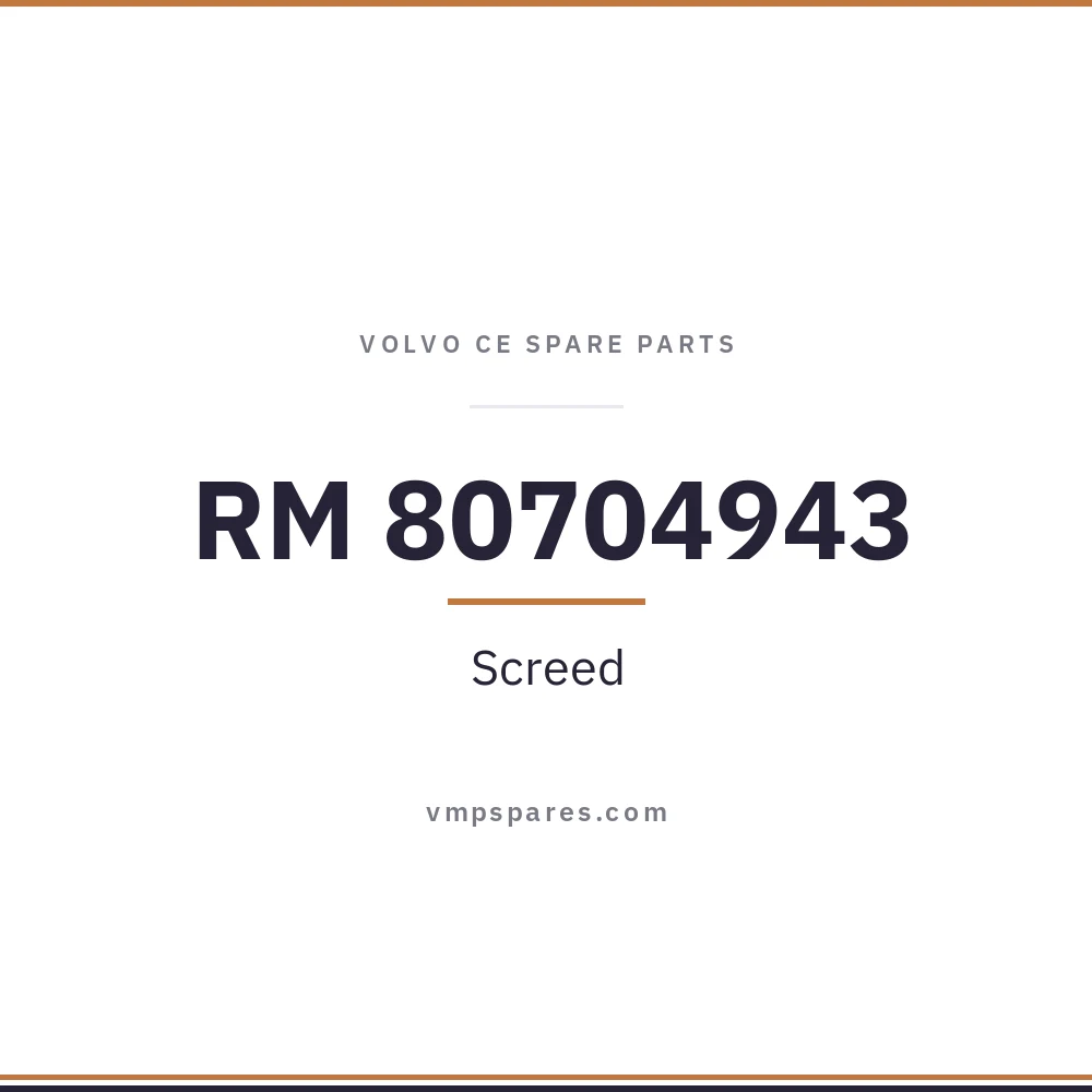 RM 80704943 – Screed