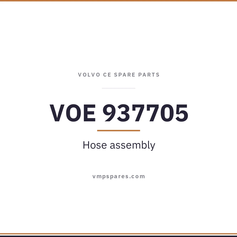 VOE 937705 – Hose assembly