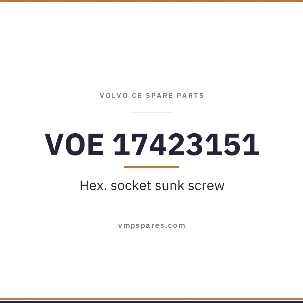 VOE 17423151 – Hex. socket sunk screw