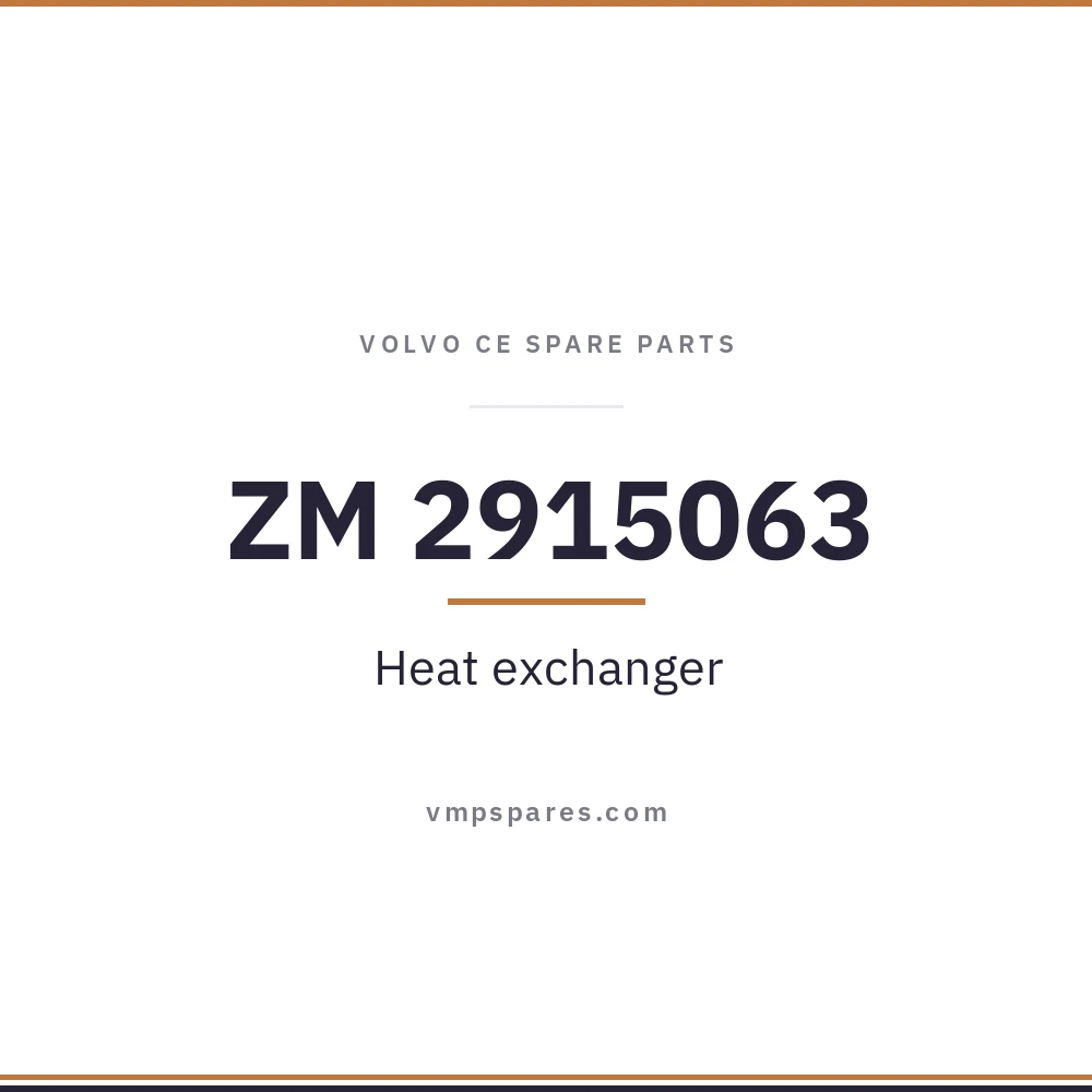 ZM 2915063 – Heat exchanger