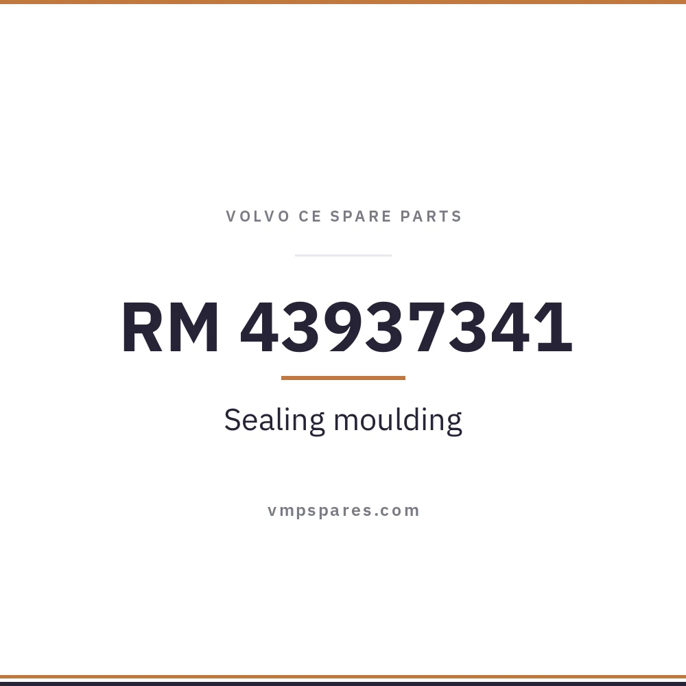 RM 43937341 – Sealing moulding