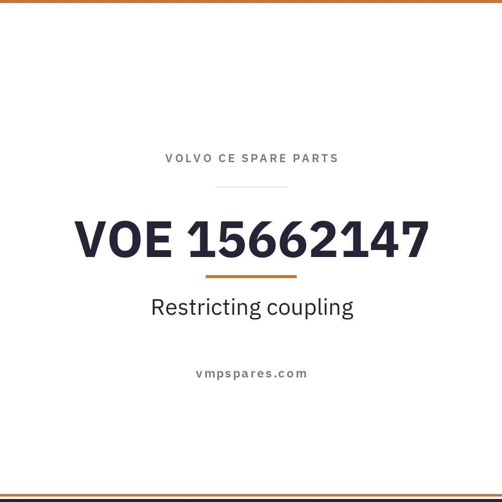 VOE 15662147 – Restricting coupling