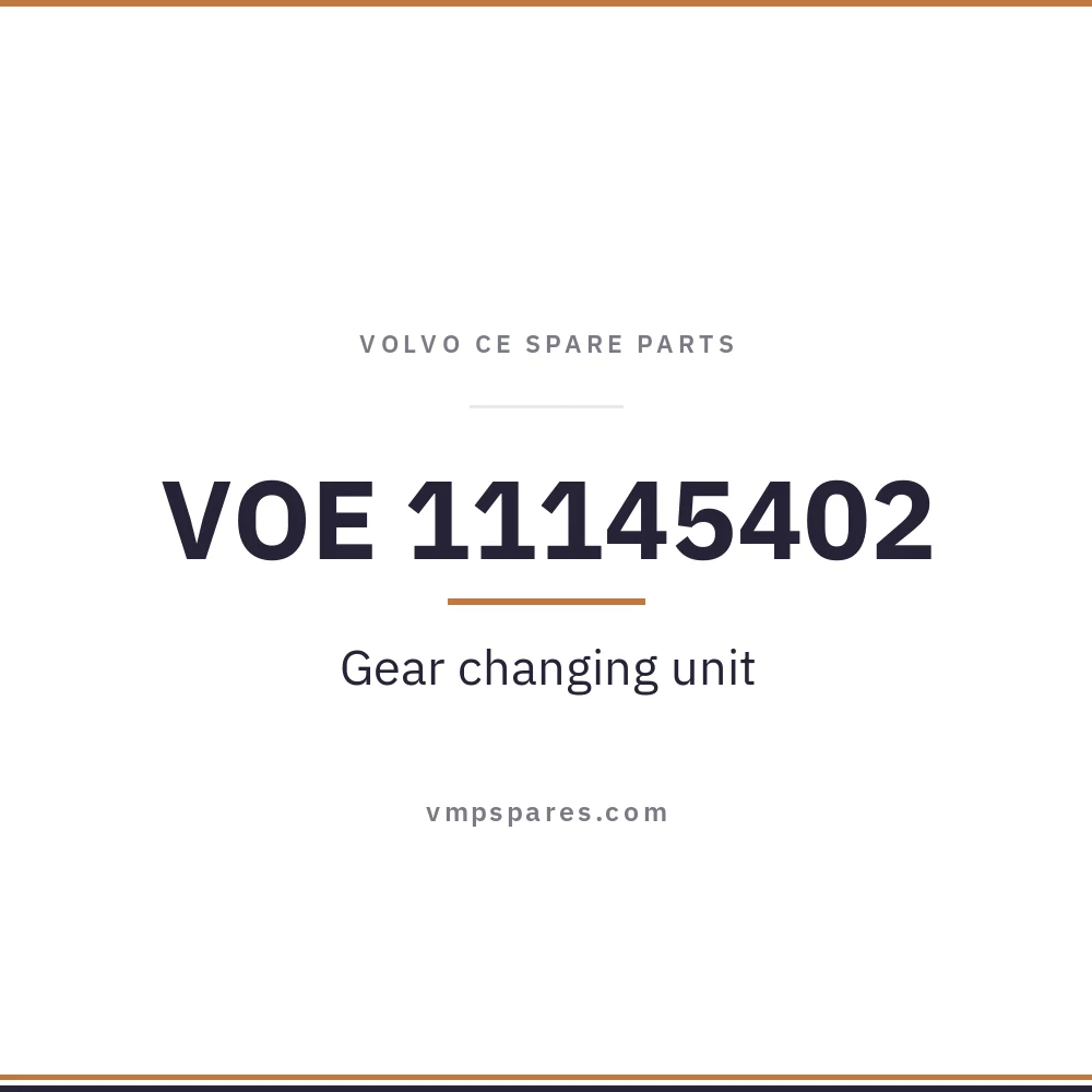 VOE 11145402 – Gear changing unit