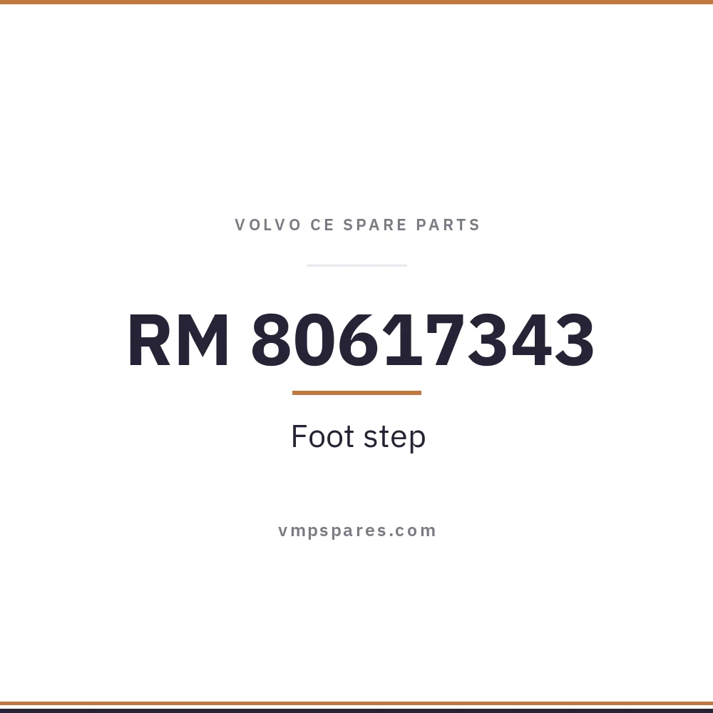 RM 80617343 – Foot step