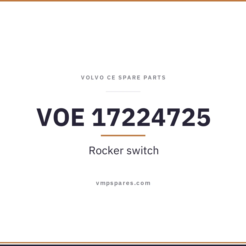 VOE 17224725 – Rocker switch