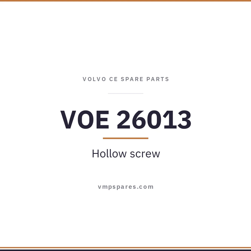 VOE 26013 – Hollow screw
