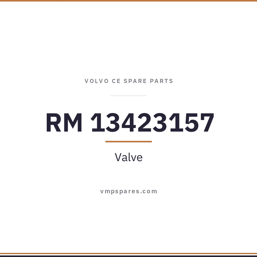 RM 13423157 – Valve