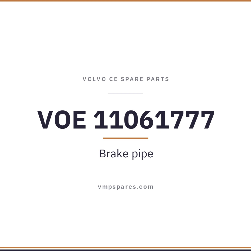 VOE 11061777 – Brake pipe