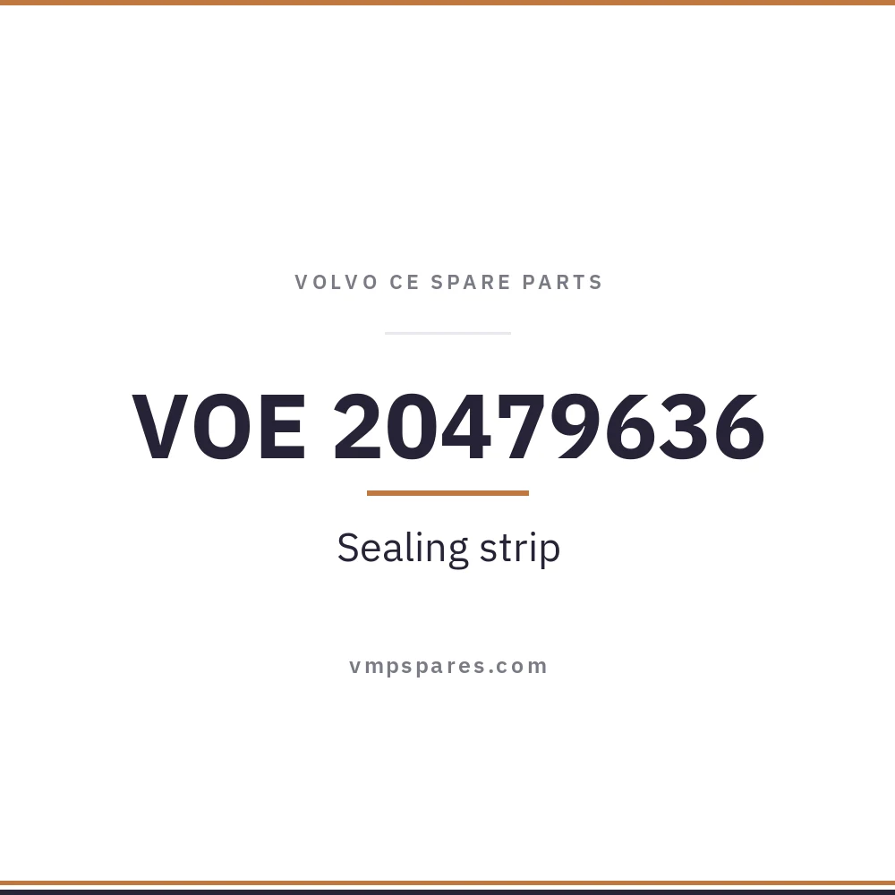 VOE 20479636 – Sealing strip