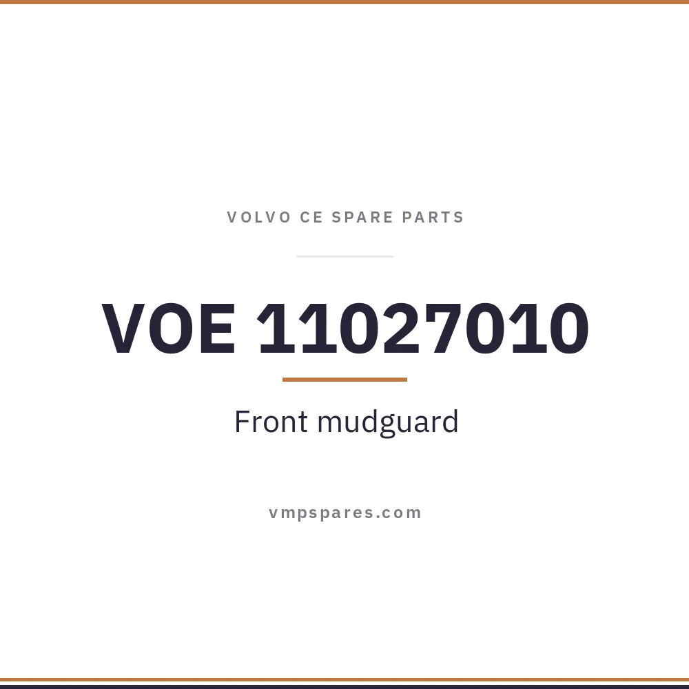 VOE 11027010 – Front mudguard