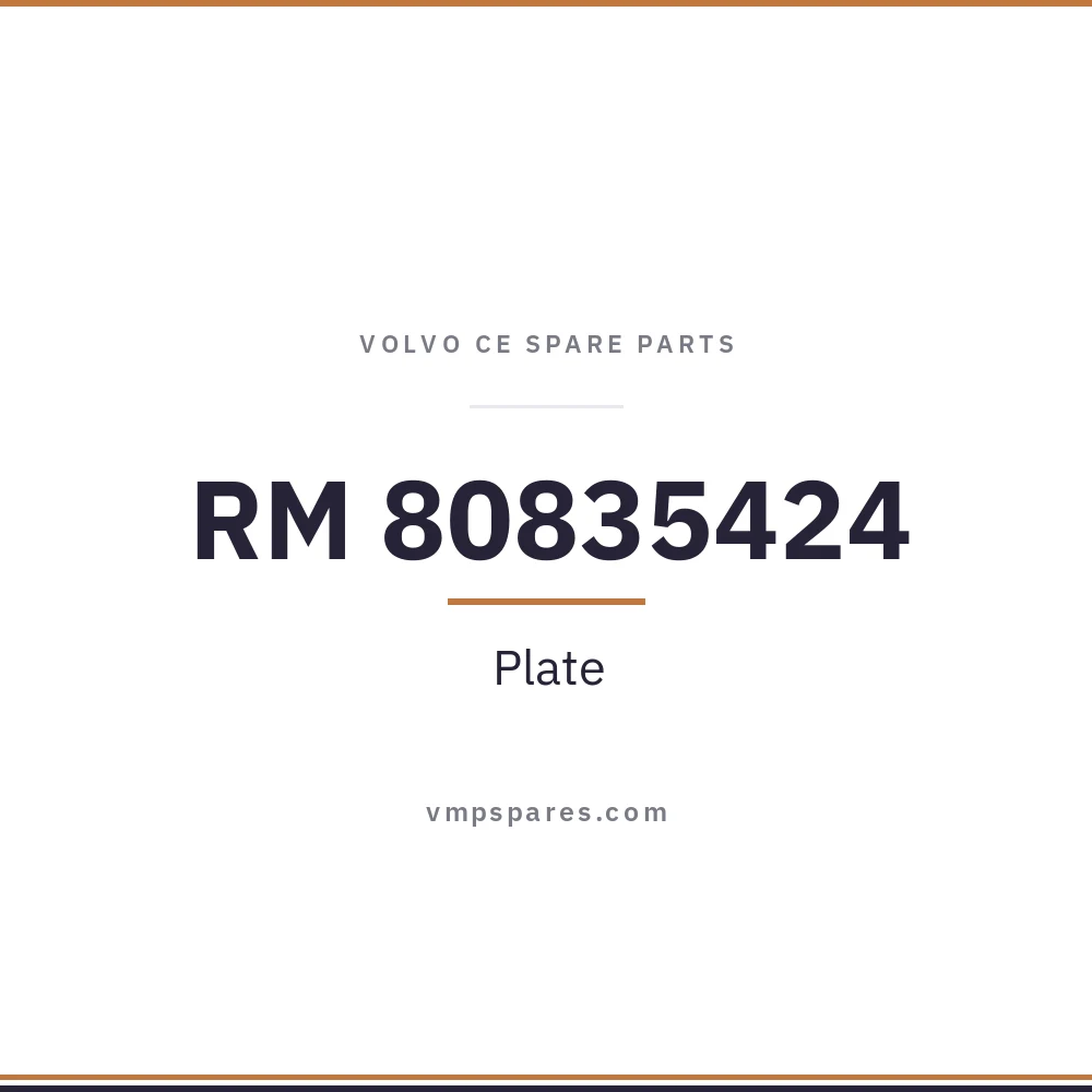 RM 80835424 – Plate