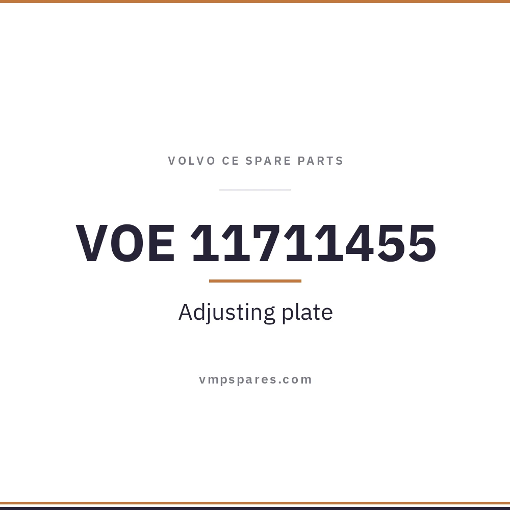 VOE 11711455 – Adjusting plate