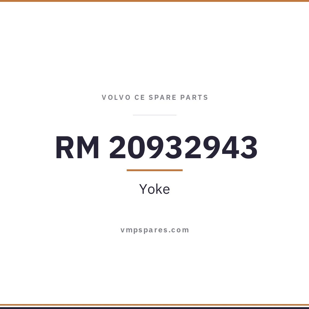 RM 20932943 – Yoke