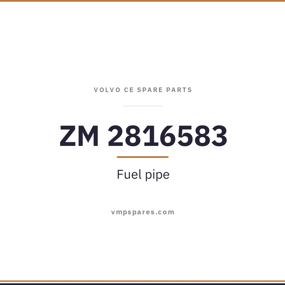 ZM 2816583 – Fuel pipe