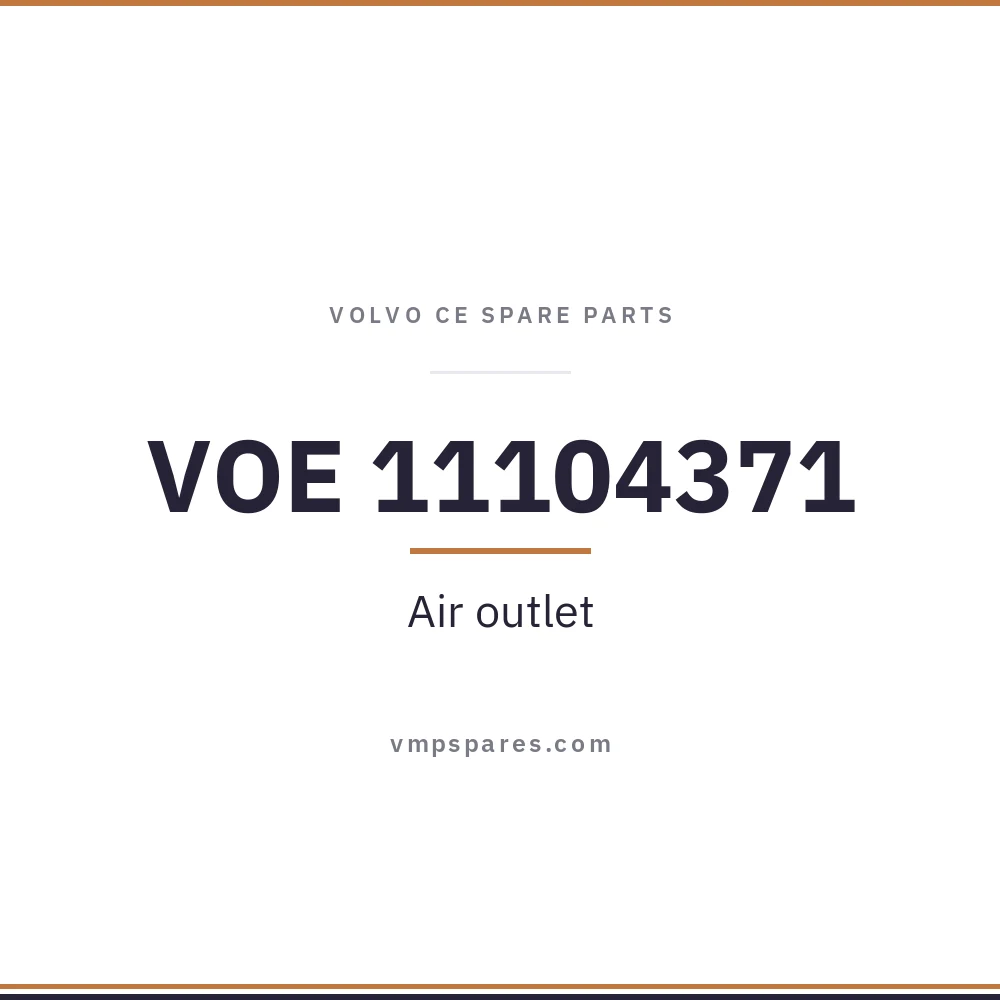 VOE 11104371 – Air outlet
