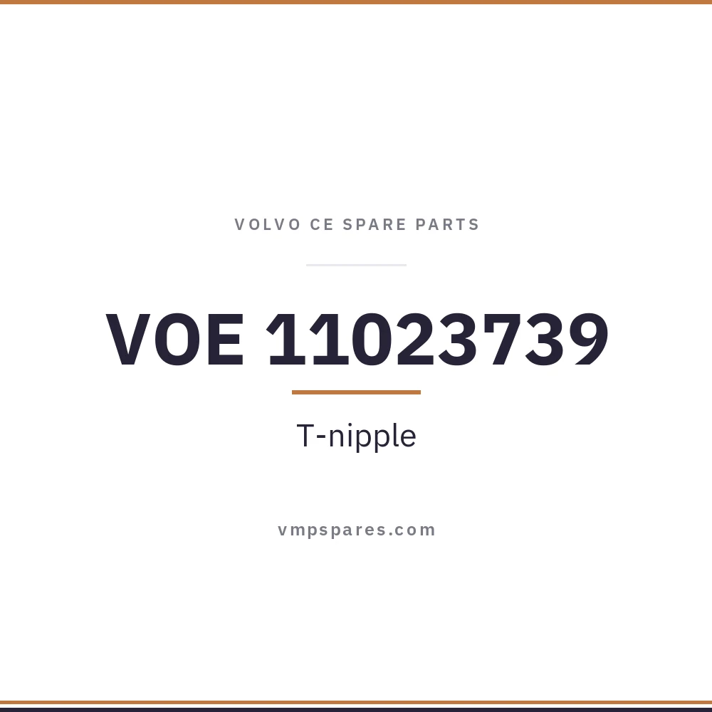 VOE 11023739 – T-nipple