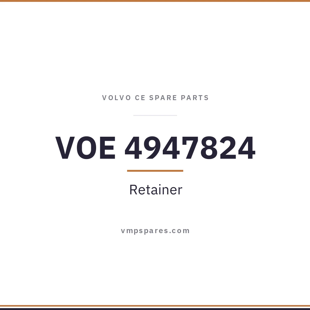 VOE 4947824 – Retainer