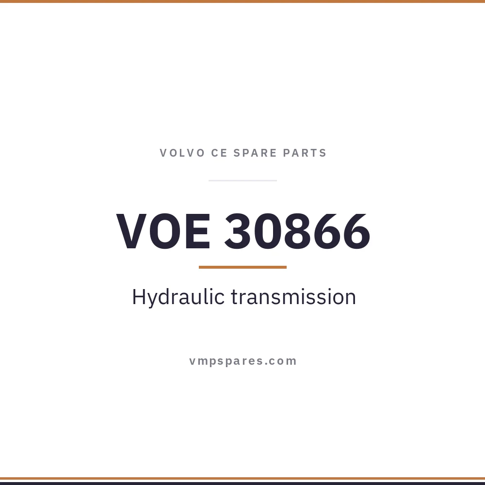 VOE 30866 – Hydraulic transmission