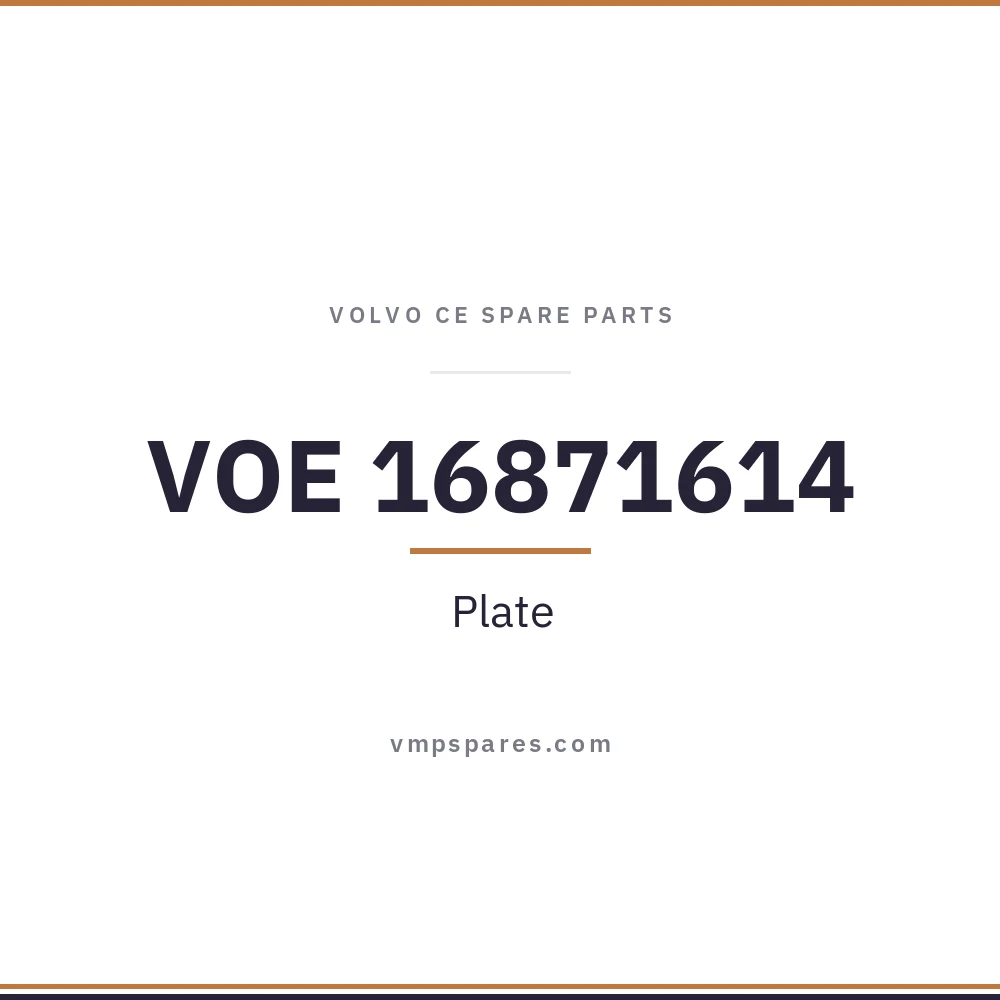 VOE 16871614 – Plate