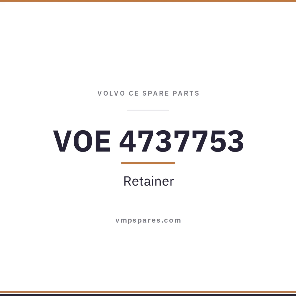 VOE 4737753 – Retainer