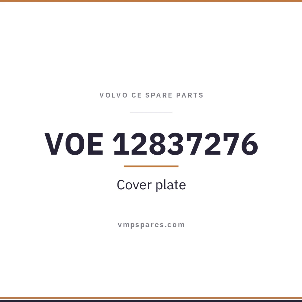 VOE 12837276 – Cover plate