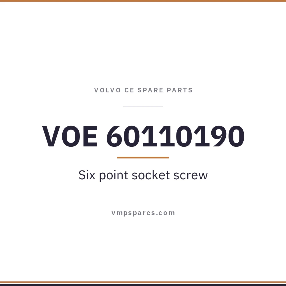 VOE 60110190 – Six point socket screw