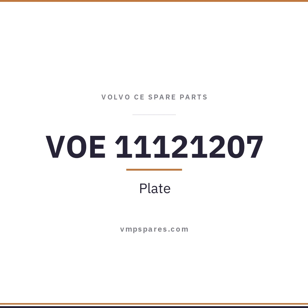 VOE 11121207 – Plate