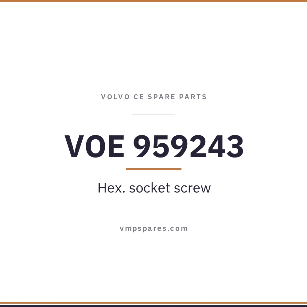 VOE 959243 – Hex. socket screw