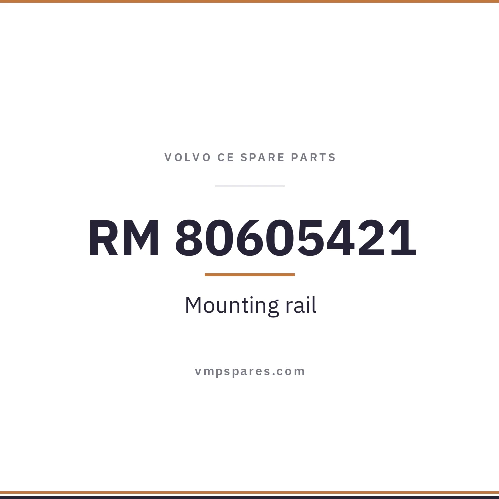 RM 80605421 – Mounting rail