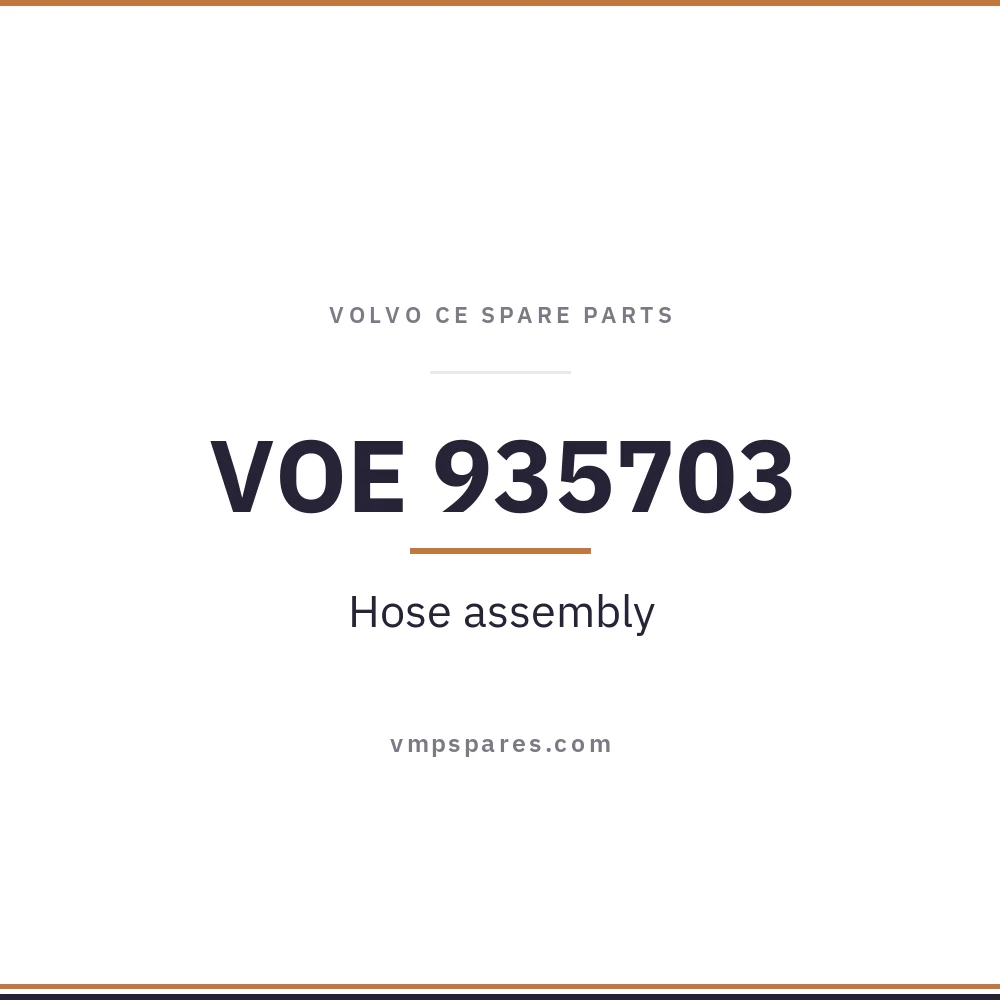 VOE 935703 – Hose assembly