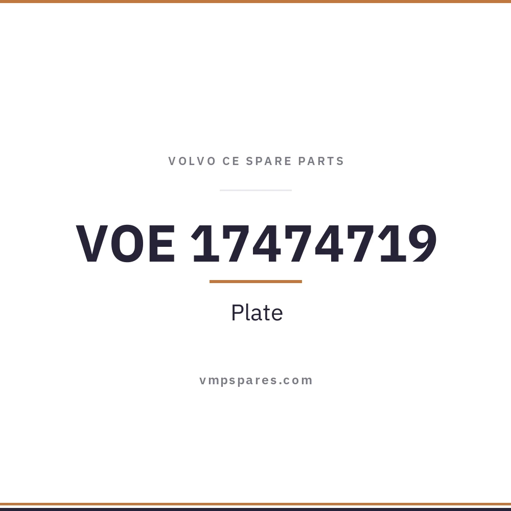 VOE 17474719 – Plate