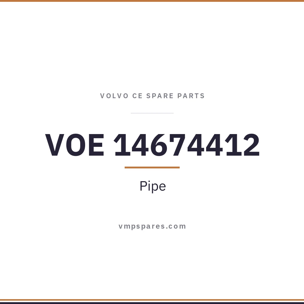 VOE 14674412 – Pipe