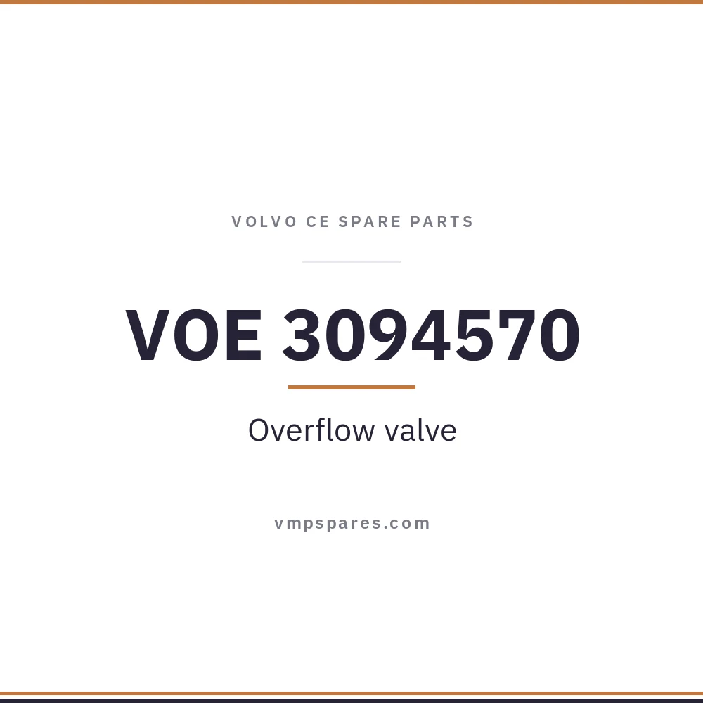VOE 3094570 – Overflow valve