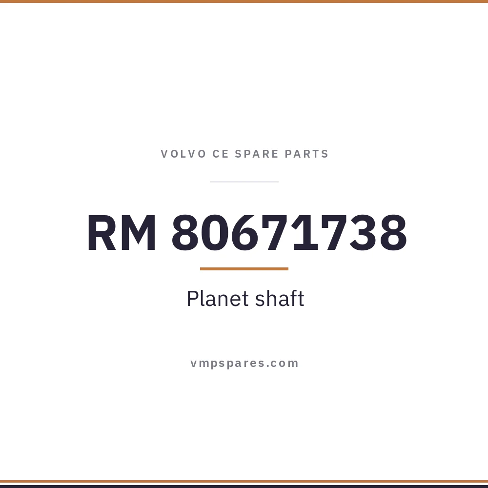 RM 80671738 – Planet shaft